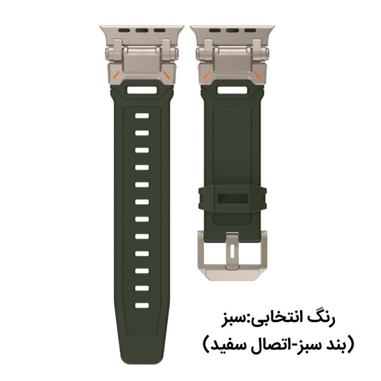 بند مدل آنتی شوک مناسب برای اپل واچ سایز 42/44/45/49 میلی متری سری 7/8/9