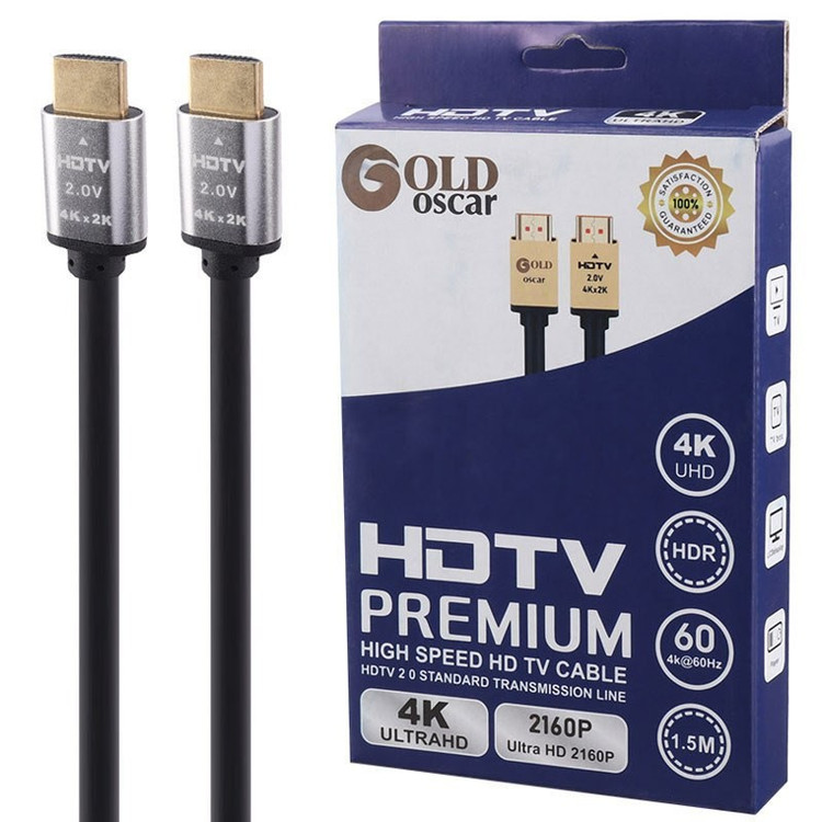 کابل hdmi گلد اسکار مدل Gold Oscar HDMI V2.0 4K