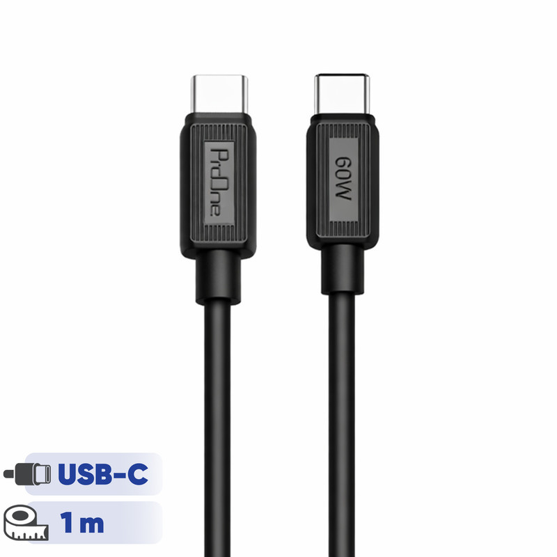 کابل تبدیل USB-C پرووان مدل PCC127 طول 1 متر