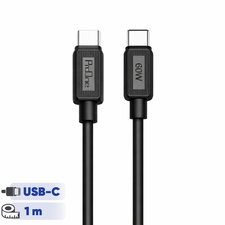 کابل تبدیل USB-C پرووان مدل PCC127 طول 1 متر