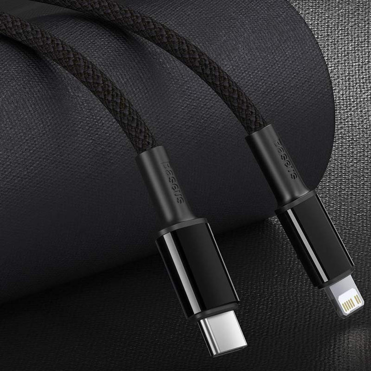 کابل تبدیل USB-C به لایتنینگ باسئوس مدل CATLGD طول 1 متر