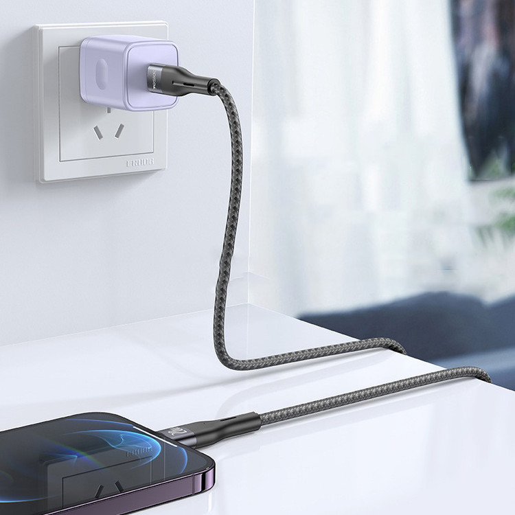کابل تبدیل USB-C به لایتنینگ یسیدو مدل CA155 20W طول 1 متر