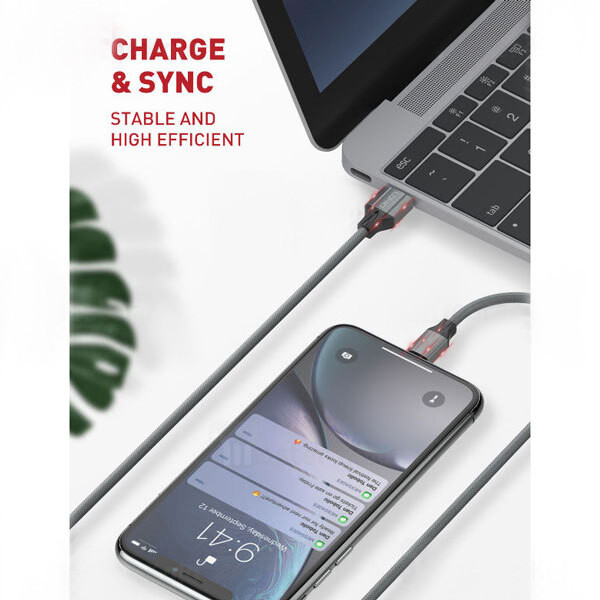 کابل تبدیل USB به لایتنینگ الدینیو مدل LS441 01pr طول 1 متر