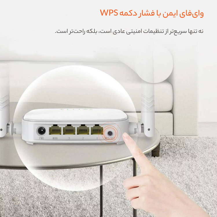 روتر بیسیم N300 تندا مدل N301 (بدون گارانتی)